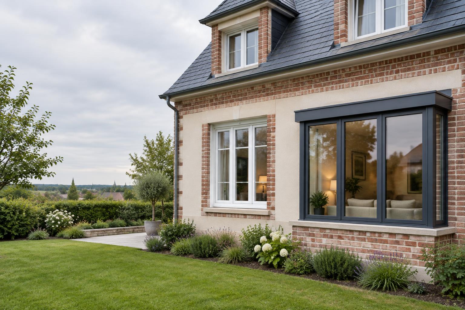 Fenêtres PVC posées sur une maison du Sambre-Avesnois