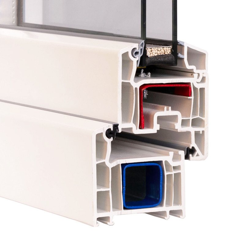 Profilé VEKA Softline 70 PVC — visuel fabricant Postęp