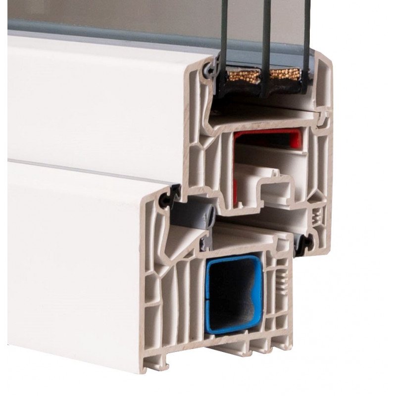 Profilé VEKA Softline 82 PVC — visuel fabricant Postęp